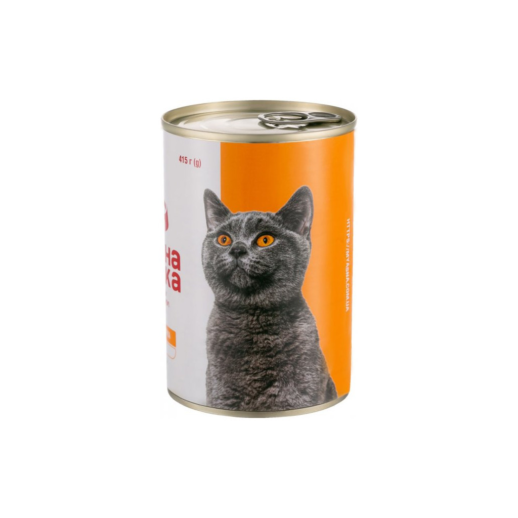 Паштет для котів М'ясна Миска з куркою 415 г (4820255190280)