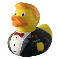 Funny Ducks Bath Toy Duck Bridegroom (L1823)