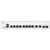 Комутатор мережевий Cisco CBS350-8FP-2G-EU