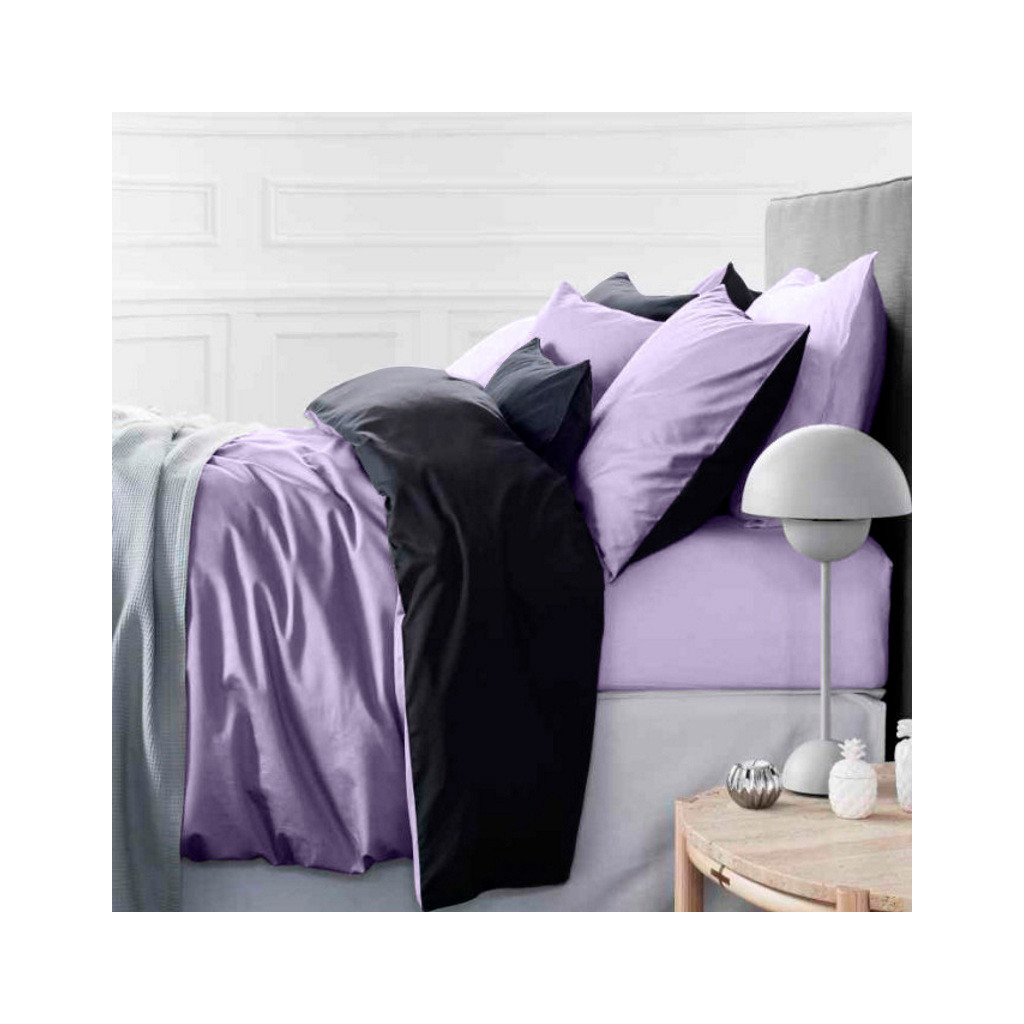 Постільна білизна MirSon King Size Сатин Premium 3820+0055 Lavanda 220х240 (2200001169722)