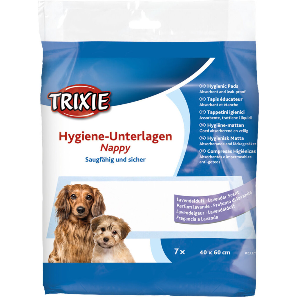 Пелюшки для собак Trixie з запахом лаванди 40х60 см 7 шт (4047974233719)