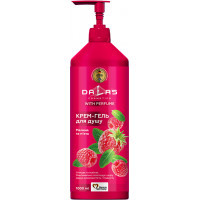 Shower gel Dalas Cosmetics Raspberry and mint 1000 g (4823128000228)
