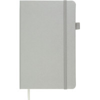 Notebook Buromax Etalon 125x195 mm 96 sheets without a liner artificial leather cover Silver (BM.291060-24)