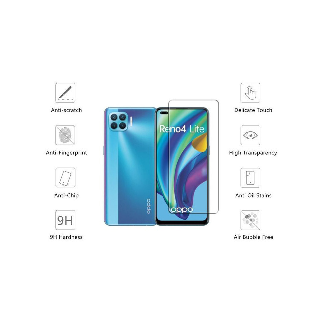 Скло захисне Drobak OPPO Reno4 Lite (464633) Скло захисне Drobak OPPO Reno4 Lite (464633)