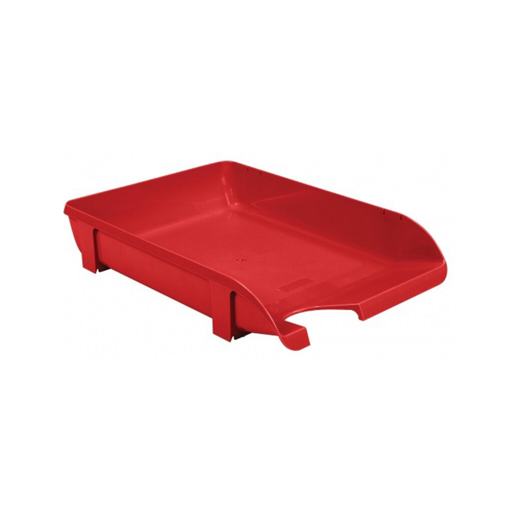 Лоток для паперів Economix горизонтальний Компакт, пластик червоний непрозорий (E80610) Лоток для паперів Economix горизонтальний Компакт, пластик червоний непрозорий (E80610)