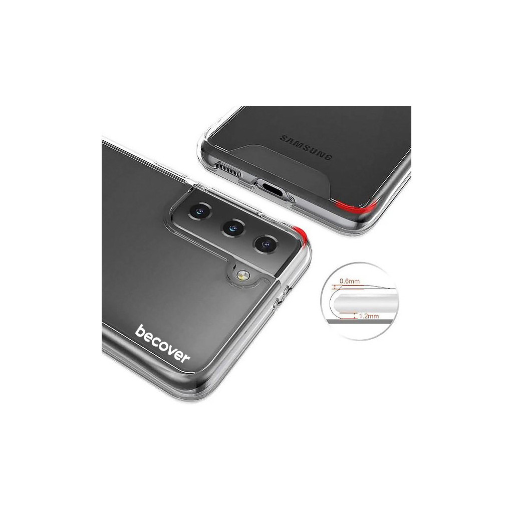 Чохол до мобільного телефона BeCover Space Case Samsung Galaxy S21 FE SM-G990 Transparancy (709354) Чохол до мобільного телефона BeCover Space Case Samsung Galaxy S21 FE SM-G990 Transparancy (709354)