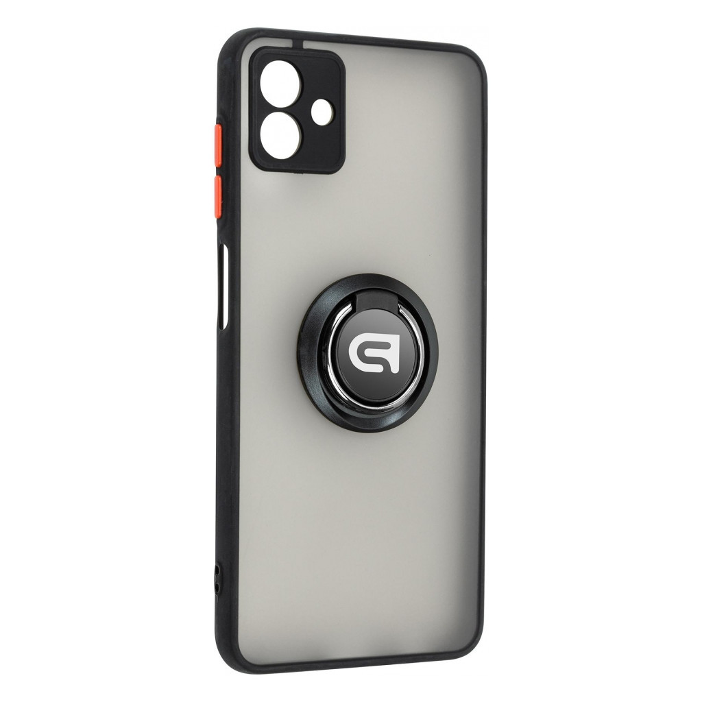Чохол до мобільного телефона Armorstandart Frosted Matte Ring Samsung A04 (A045) Black (ARM68342) Чохол до мобільного телефона Armorstandart Frosted Matte Ring Samsung A04 (A045) Black (ARM68342)