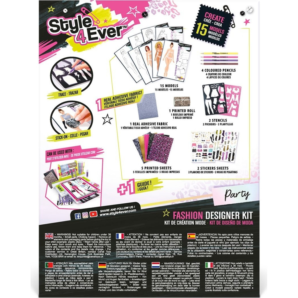 Набір для творчості Canal Toys Style 4 Ever Юний дизайнер - Party (OFG233/2)