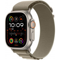 Смарт-годинник Apple Watch Ultra 2 GPS + Cellular, 49mm Titanium Case with Olive Alpine Loop - Small (MREX3UL/A)