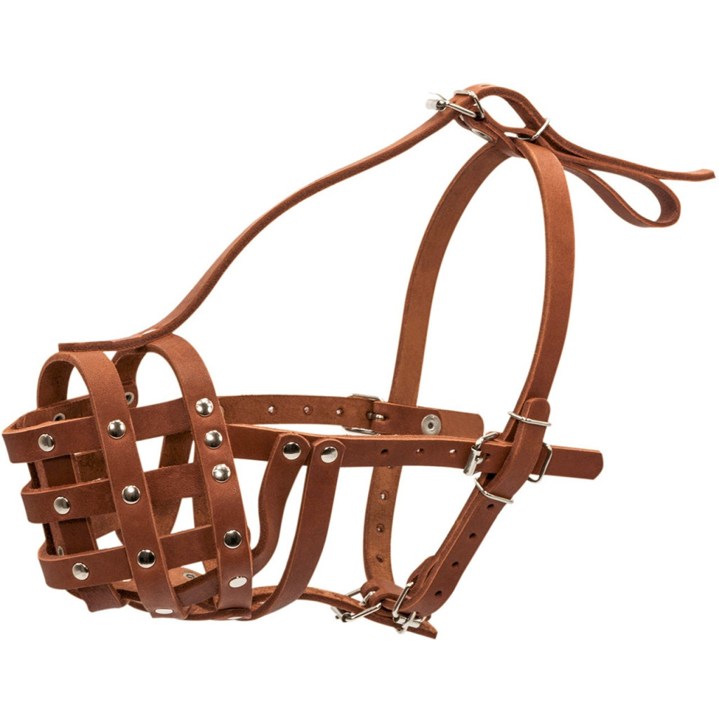 Намордник для собак Collar твердий (ротвейлер малий) коричневий (06086)