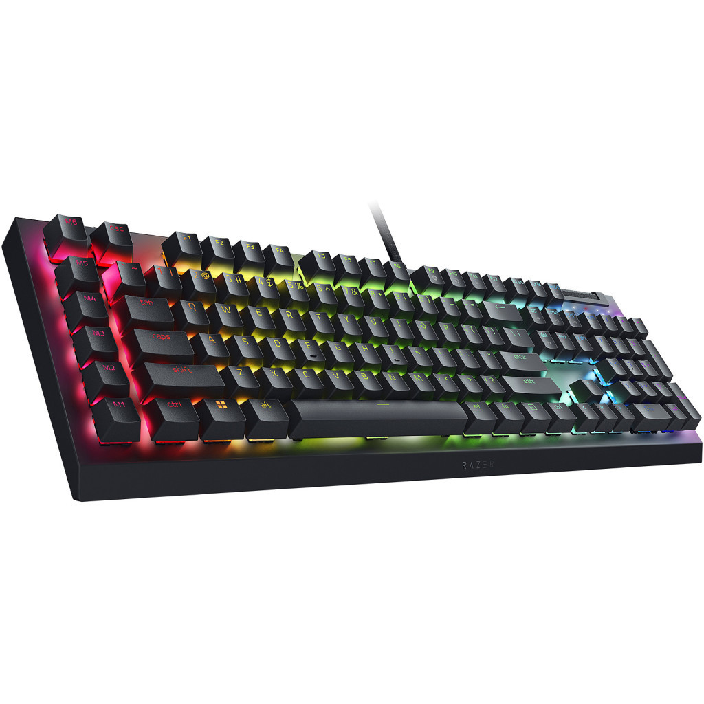 Клавіатура Razer BlackWidow V4 X Yellow Switch USB RU Black (RZ03-04702500-R3R1) Клавіатура Razer BlackWidow V4 X Yellow Switch USB RU Black (RZ03-04702500-R3R1)