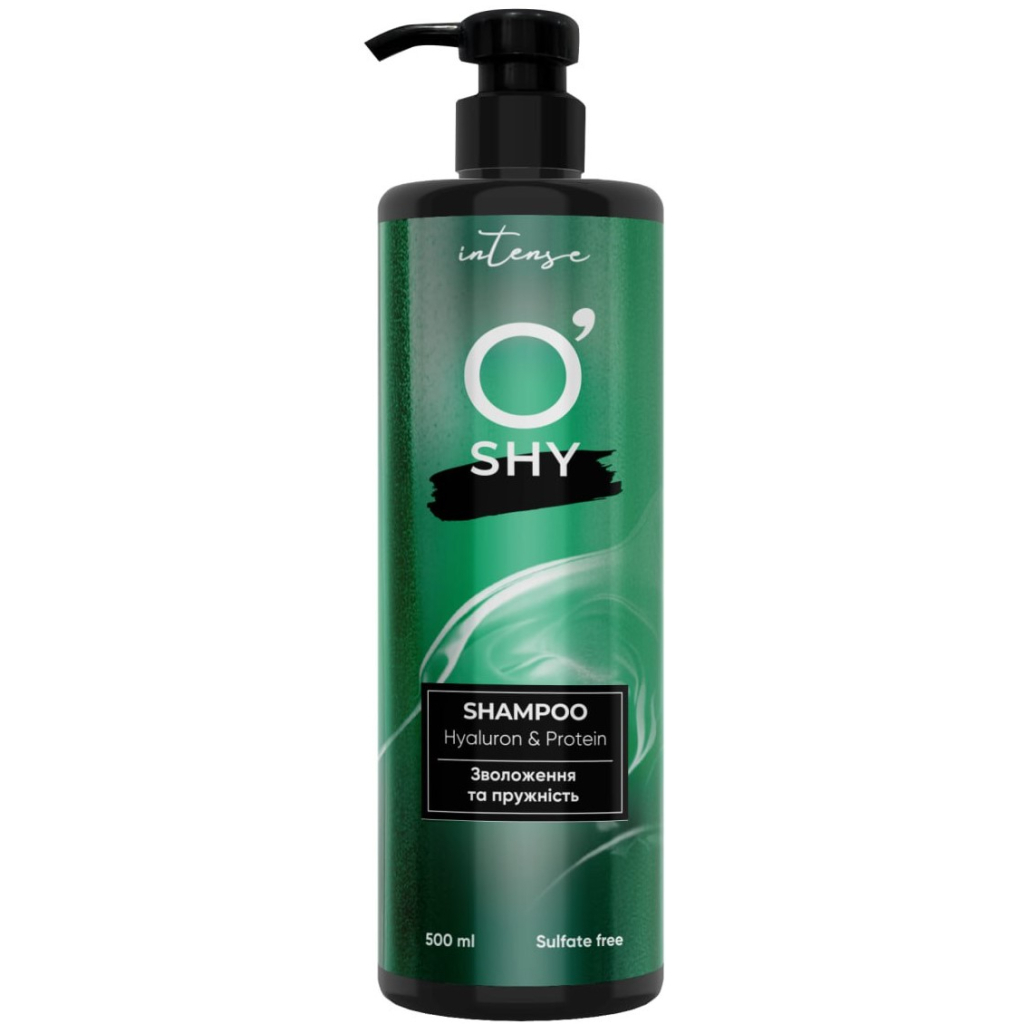 Шампунь O'Shy Intense Hyaluron & Protein Зволоження та пружність 500 мл (4820263232934)