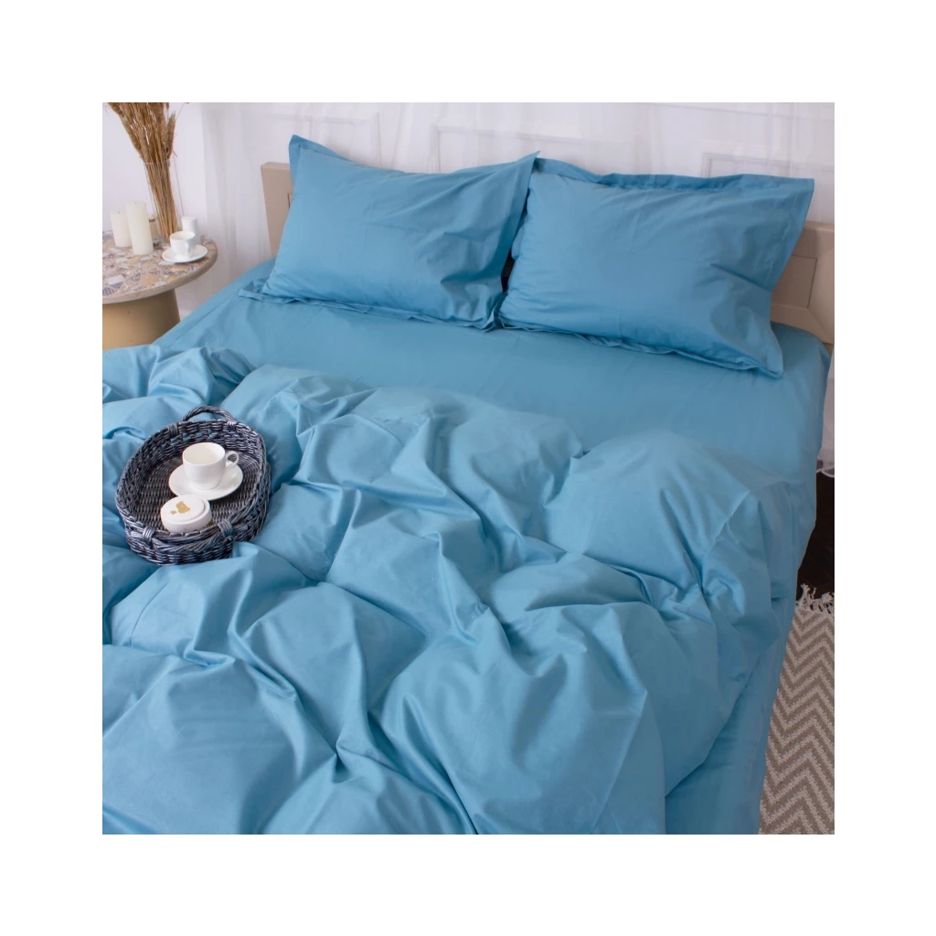 Постільна білизна MirSon Poplin Line 067 Green wave 110x140 (2200006277392)