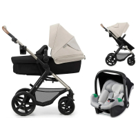 Stroller Kinderkraft 3 in 1 Moov 2 Moonlight Gray (KSMOOV02GRYEV00) (5902533925797)