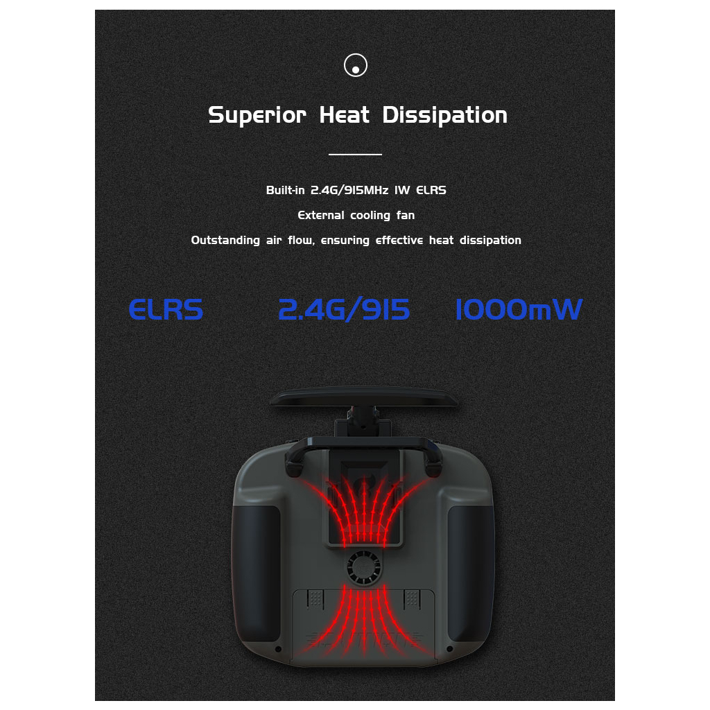 Пульт управління для дрона Jumper T15 VS-M HALL ELRS 915MHz (C10129)