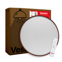 Світильник Vestum FOREST зоряне небо 60W 395*65мм 3000К-6500К з ДК амарант (VS-91059)