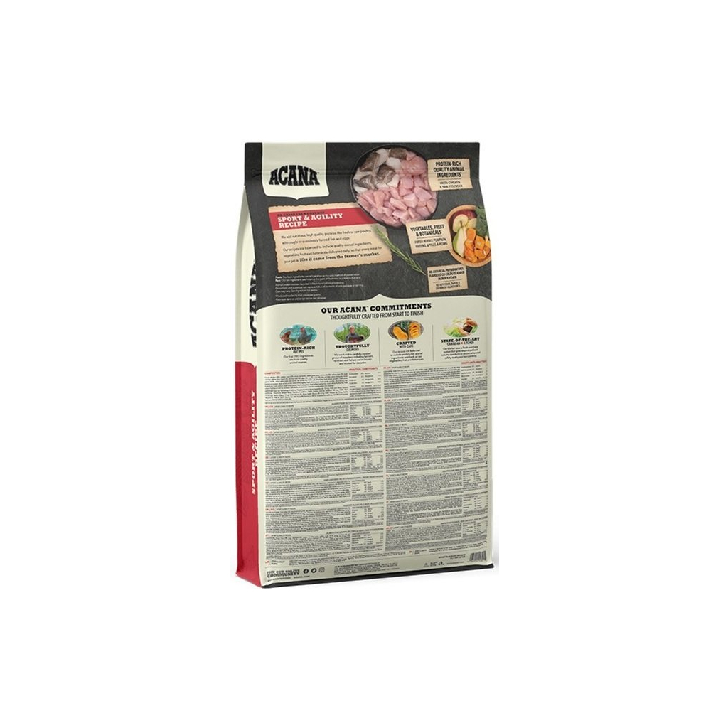 Сухий корм для собак ACANA Sport&Agility Recipe 11.4 кг (0064992530112)
