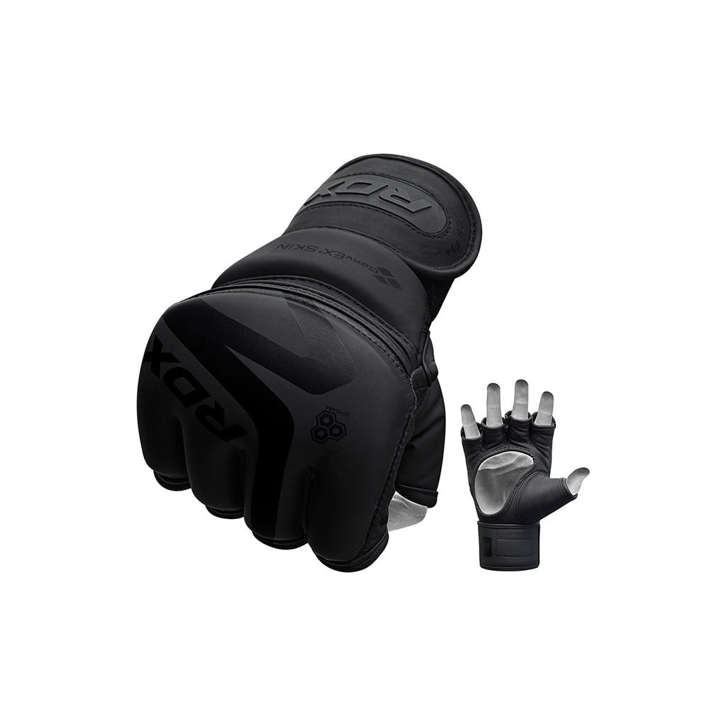 Рукавички для MMA RDX F15 Noir Matte Black S (GGR-F15MB-S)