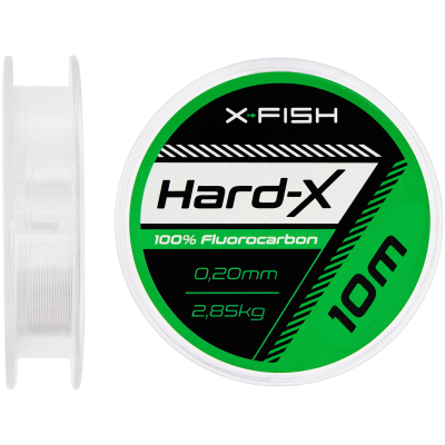 Флюорокарбон X-Fish Hard-X 10m (clear) 0.20mm 2.85kg (1917.03.66)