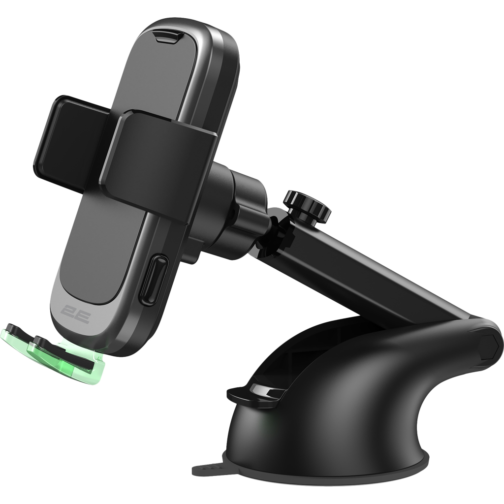Універсальний автотримач 2E 4.7-7", Wireless Qi 15W, USB-A/QC/3.0/30W, USB-С/PD/30W (2E-WCQ01-10)