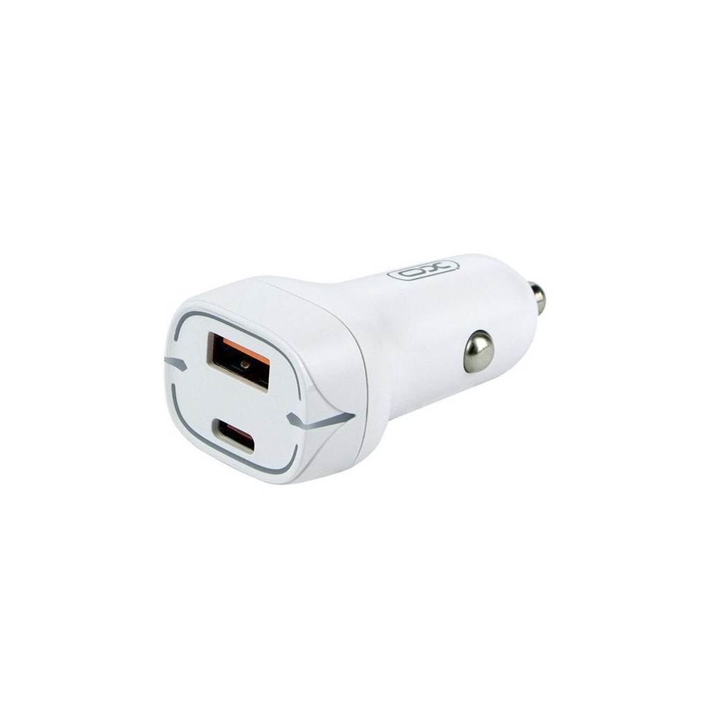Зарядний пристрій XO 1xUSB QC3.0 + 1xUSB-C PD20W white (CC37-WH) Зарядний пристрій XO 1xUSB QC3.0 + 1xUSB-C PD20W white (CC37-WH)