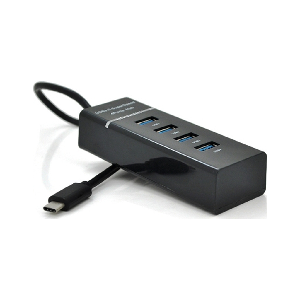 Концентратор Voltronic USB-C to 4xUSB 3.0 0.2m black (YT-TC3H4-B20/12940) Концентратор Voltronic USB-C to 4xUSB 3.0 0.2m black (YT-TC3H4-B20/12940)