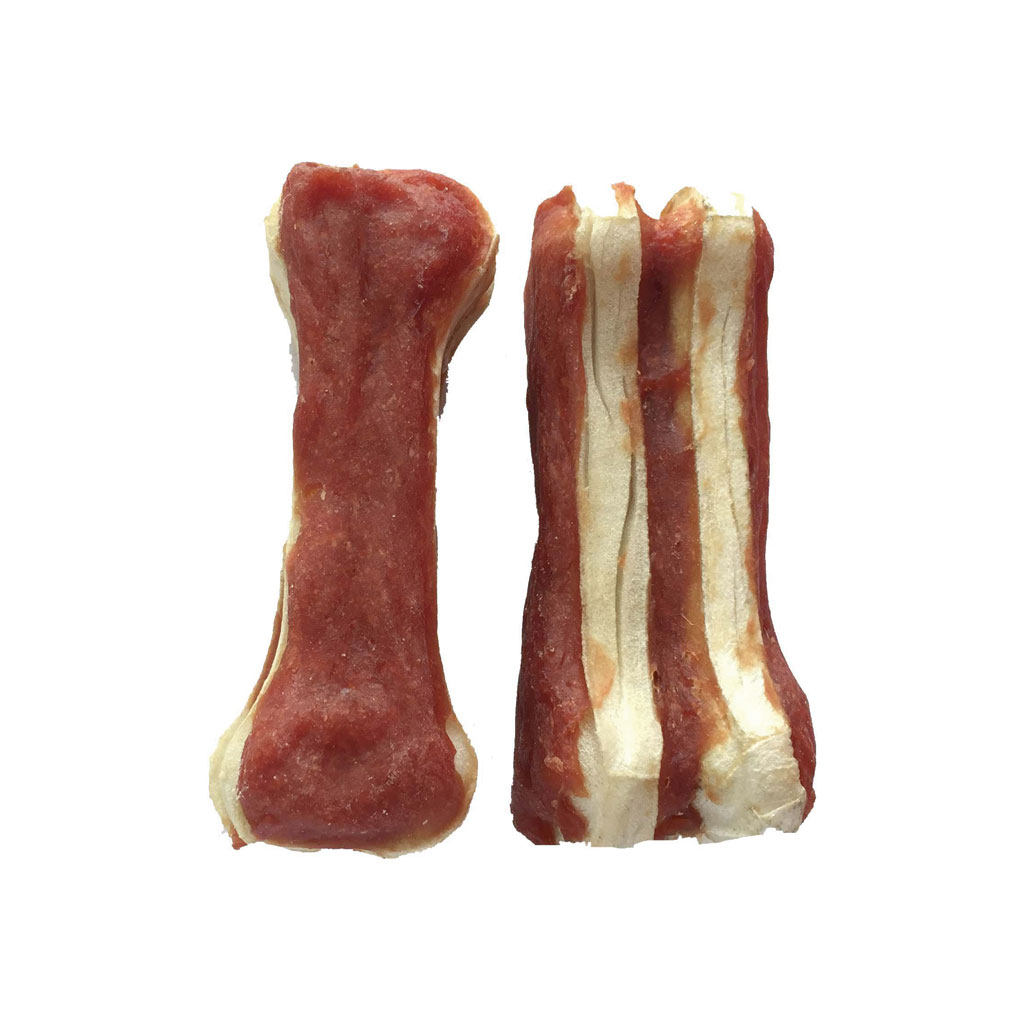 Ласощі для собак Lucky Star Сендвіч з качки та пресованої кістки 500 г (4820144201035)