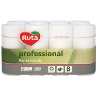 Paper towels Ruta Professional 2 layers 8 rolls (4820202893639)