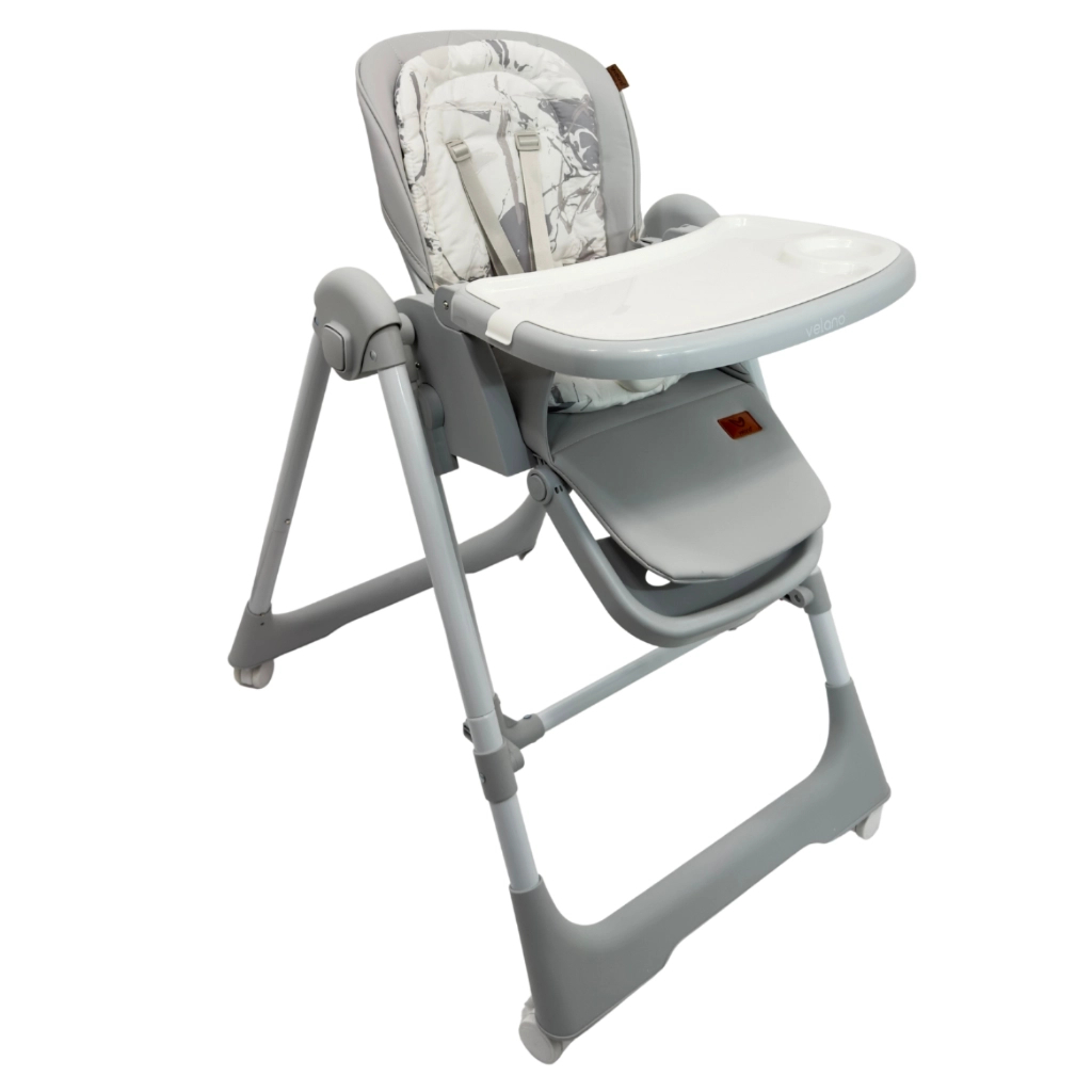 Стілець для годування Velano гойдалка Nomi, light grey (45683)