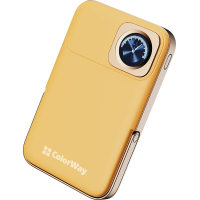 Батарея універсальна ColorWay 10 000 mAh PD/22.5W, 15W MagSafe & Watch Wireless Amber (CW-PB100LPA2Y-WPDD)