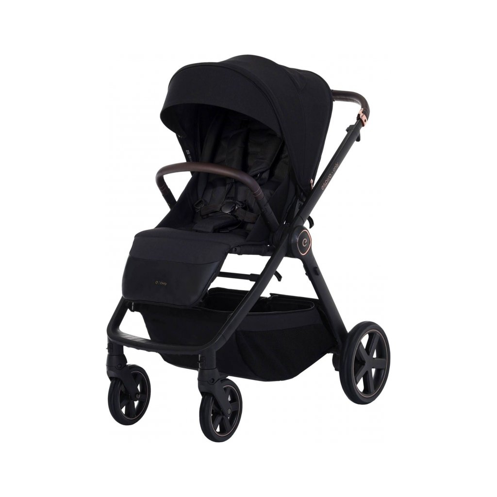 Коляска Espiro 2 в 1 Only 510 Stylish Black (колеса GEL) (5905683801928)