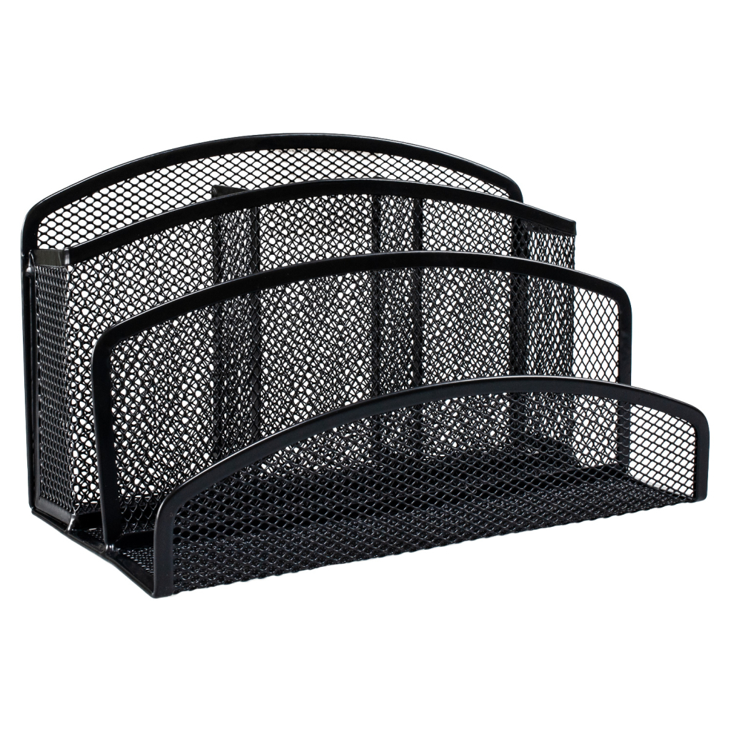 Настільний набір H-Tone металевий, 22,2 х 12 х 10,8 см, чорний (JJ41213) Настільний набір H-Tone металевий, 22,2 х 12 х 10,8 см, чорний (JJ41213)