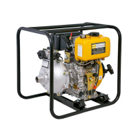 Motor pump KAMA diesel Kipor KDP15H, 83-133 l/min, 43-70 meters head height + corrugation (KDP15H)