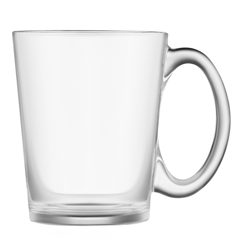 Чашка Ardesto 290мл, скло, прозорий (AR5042)