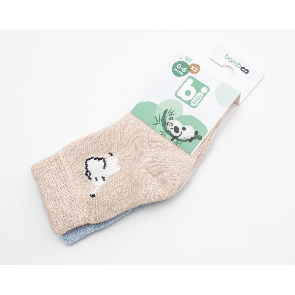 Шкарпетки дитячі Bibaby з хмаркою (68384-6-12-bluebrown)