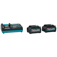 Set battery + charger Makita XGT 2x4Ah, DC40RA (191L77-9)