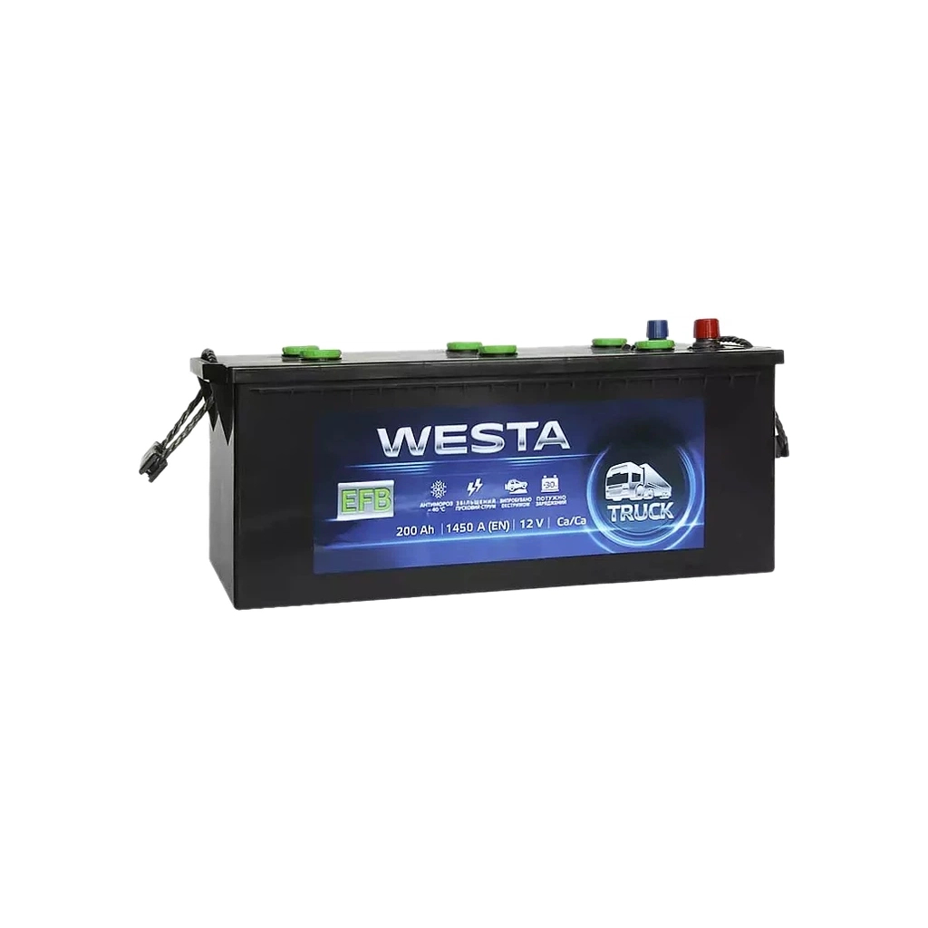 Акумулятор автомобільний Westa 6CT-200 А (3) EFB (WEFB200) Акумулятор автомобільний Westa 6CT-200 А (3) EFB (WEFB200)