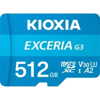Карта пам'яті Kioxia 512GB microSDXC class 10 U3 V30 Exceria G3 (LMEX3L512GG2)