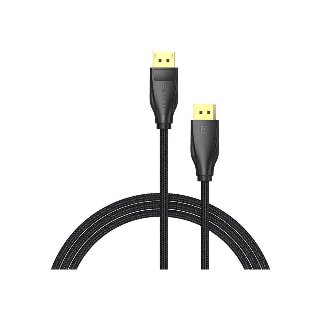 Кабель мультимедійний DisplayPort M to DisplayPort M 1.5m 16K60Hz/8K240Hz fabric gray Vention (HGCHG) Кабель мультимедійний DisplayPort M to DisplayPort M 1.5m 16K60Hz/8K240Hz fabric gray Vention (HGCHG)