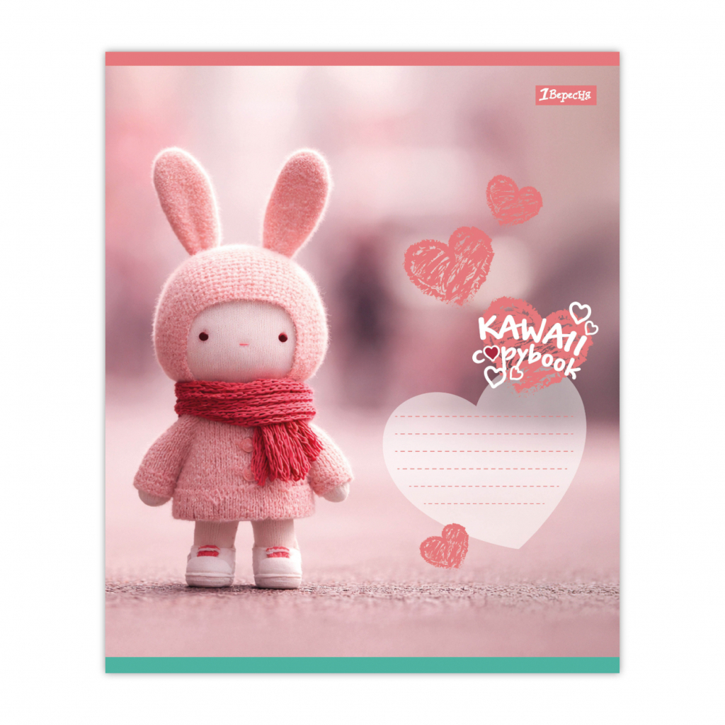 Зошит 1 вересня Kawaii notebook А5 12 аркушів лінія (768738) Зошит 1 вересня Kawaii notebook А5 12 аркушів лінія (768738)