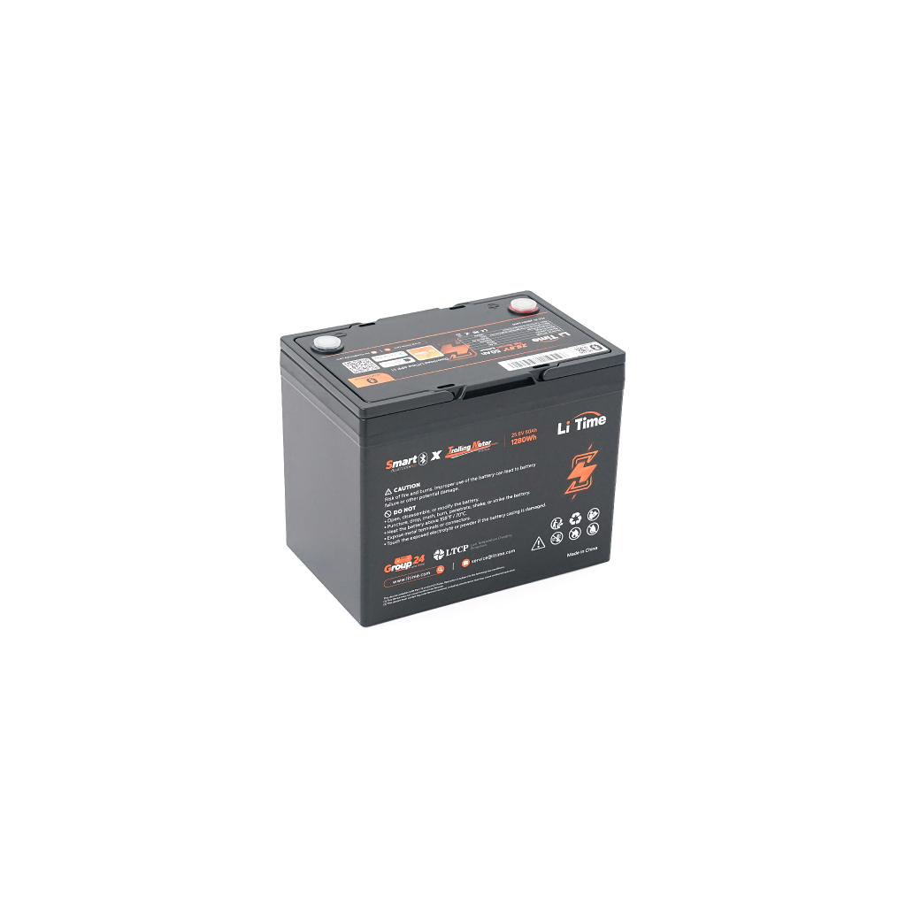 Батарея LiFePo4 Litime 25.6V 50Аh 1280Wh (L24V50-50-TM-BT-8-A70) Батарея LiFePo4 Litime 25.6V 50Аh 1280Wh (L24V50-50-TM-BT-8-A70)