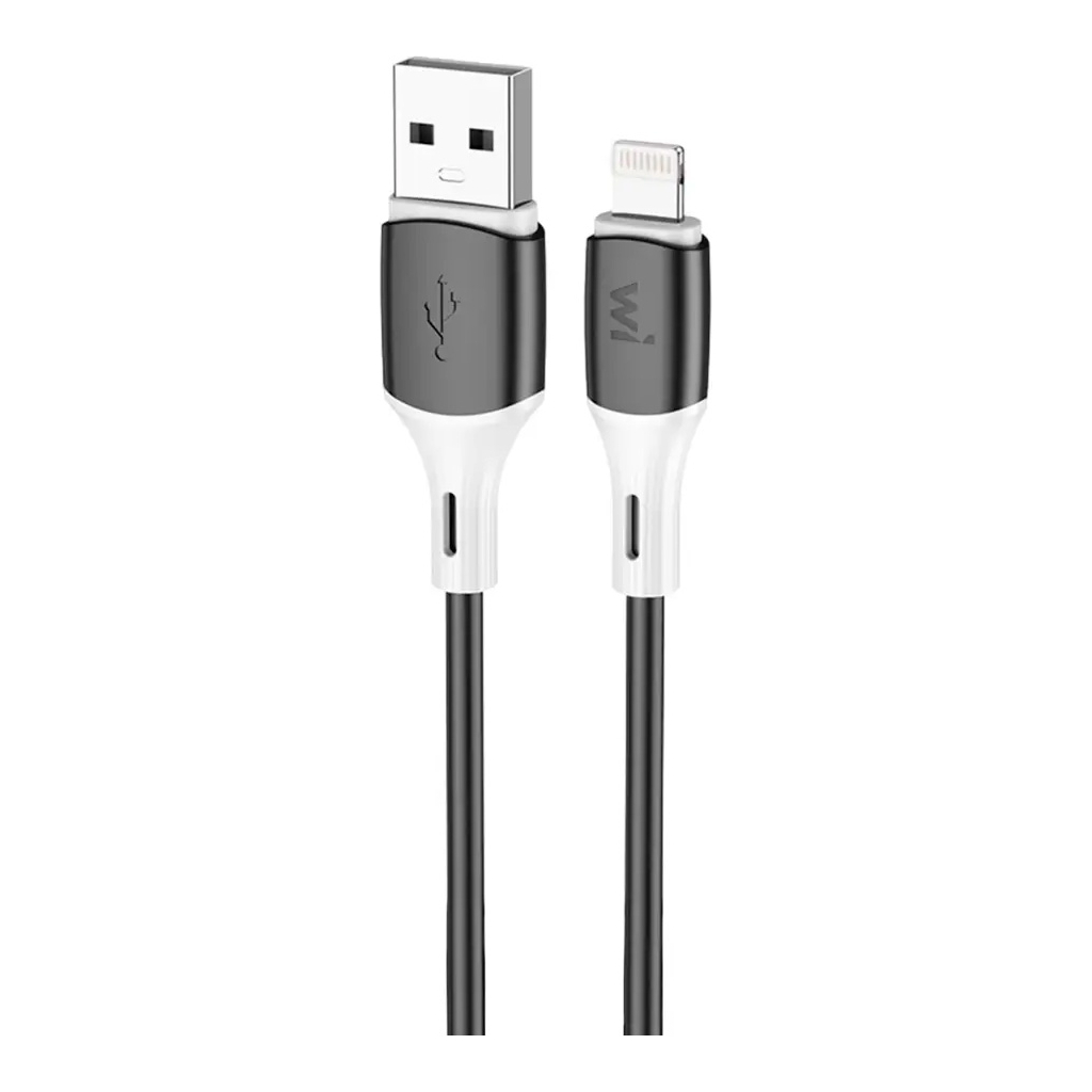 Дата кабель USB 2.0 AM to Lightning 1.0m silicone black Wibrand (WI.DC/MA1B-UL) Дата кабель USB 2.0 AM to Lightning 1.0m silicone black Wibrand (WI.DC/MA1B-UL)