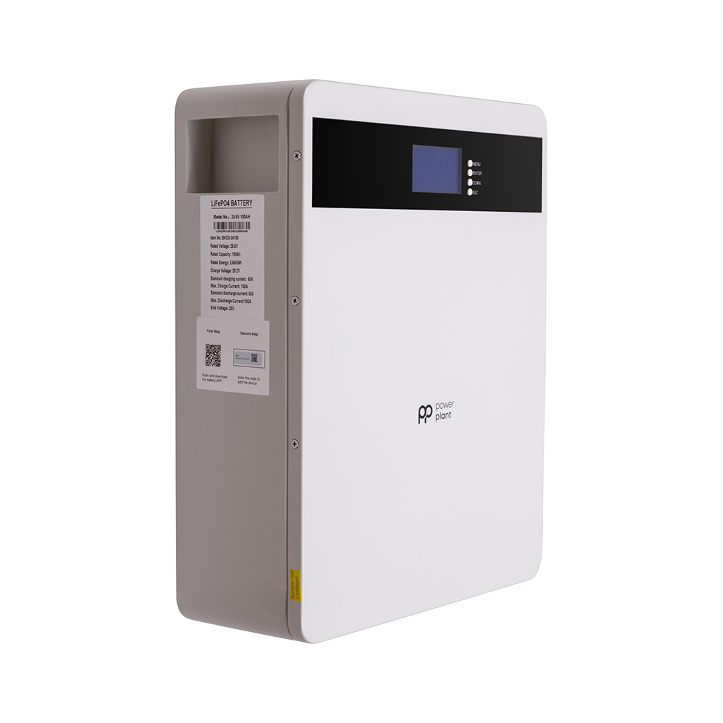 Батарея LiFePo4 PowerPlant 25.6V 100Ah 2560Wh (NV823185) Батарея LiFePo4 PowerPlant 25.6V 100Ah 2560Wh (NV823185)