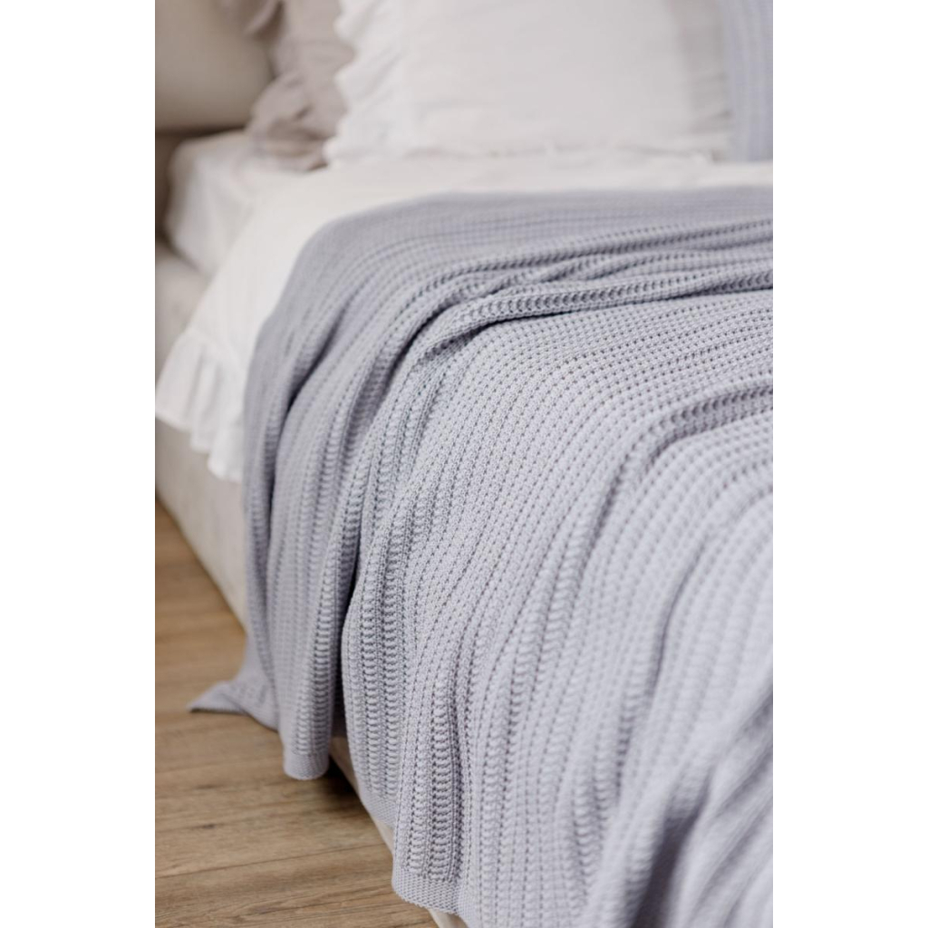 Плед Прованс COTTON сірий 50% бавовна 50 % акрил 200 х 220 см (040381) Плед Прованс COTTON сірий 50% бавовна 50 % акрил 200 х 220 см (040381)