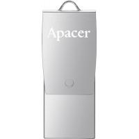 USB флеш накопичувач Apacer 32GB AH730 Silver USB 2.0 OTG (AP32GAH730S-1)