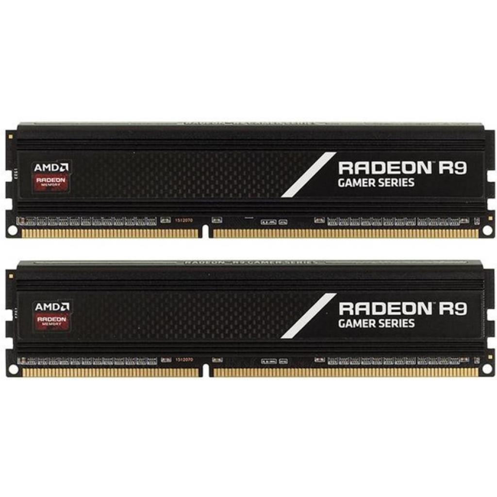 Модуль пам'яті для комп'ютера DDR4 16GB (2x8GB) 3200 MHz Radeon R9 AMD (R9S416G3206U2K)