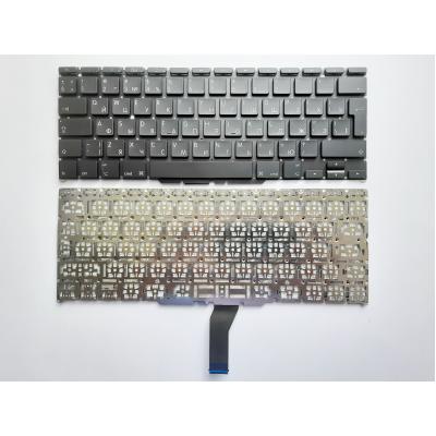 Laptop keyboard Apple Macbook Air 11.6" A1370(2010) black, backlit (A46068)