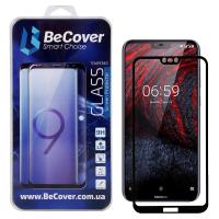 Скло захисне BeCover Full Glue & Cover Nokia 6.1 Plus/X6 2018 Black (703143)