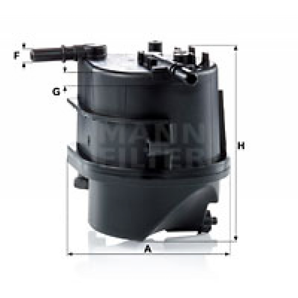 Фільтр паливний Mann WK939 Фільтр паливний Mann WK939