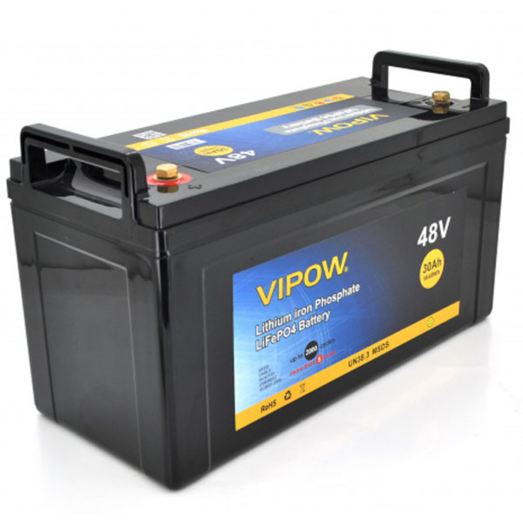 Батарея LiFePo4 Vipow LiFePO4 51.2V-30A (LiFePO4512-30/40) Батарея LiFePo4 Vipow LiFePO4 51.2V-30A (LiFePO4512-30/40)
